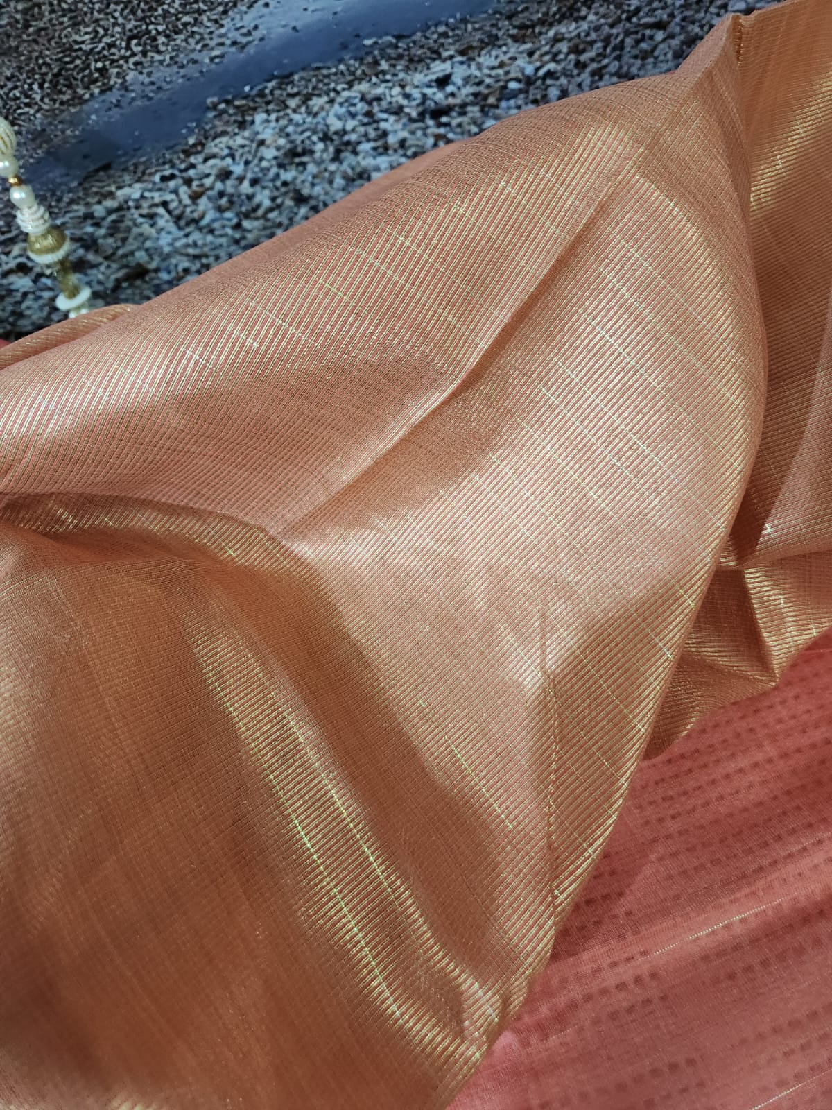 Premium Pink Pure Handloom Khadi Silk Saree with Soft Zari Work